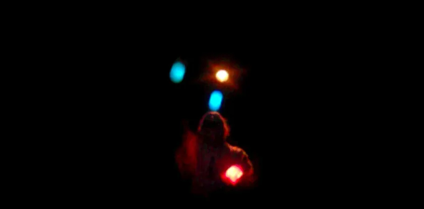 Juggling Yoga at the Open Mic Downstairs
